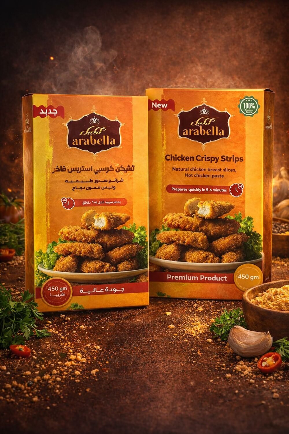 تشيكن كرسبي استربس فاخر